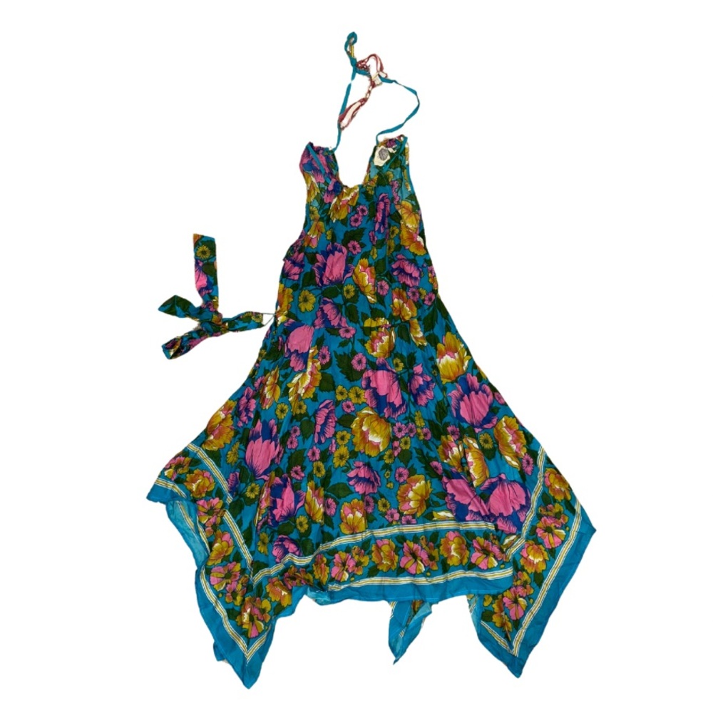 Anthropologie Floral Print Midi Dress Size XS